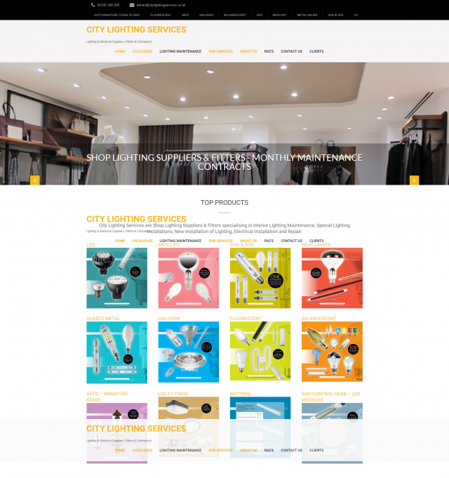 Website design